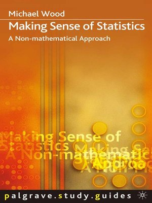cover image of Making Sense of Statistics
